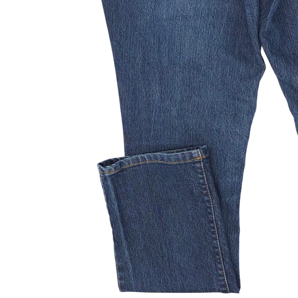 Faded Glory Jeans Womens 14 Blue Bootcut Mid Rise Stretch Denim Classic - Picture 11 of 12